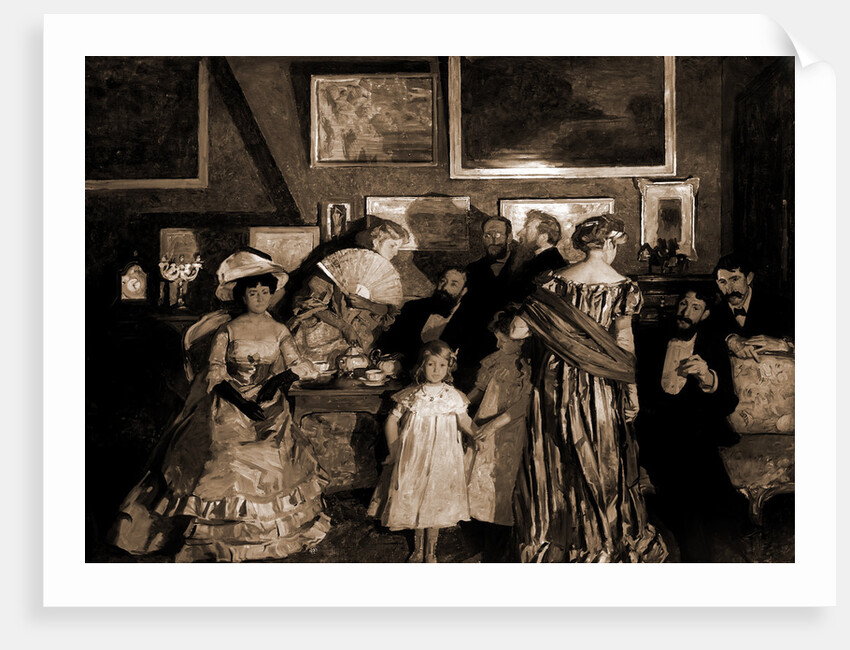 Evening in a studio by Anonymous
