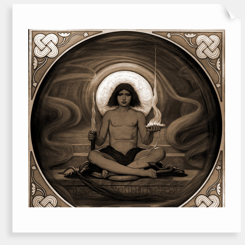 The keeper of the threshold by Elihu Vedder