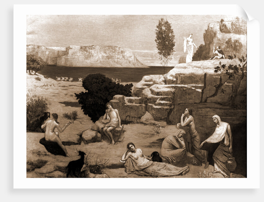 A vision of antiquity by Pierre Puvis de Chavannes