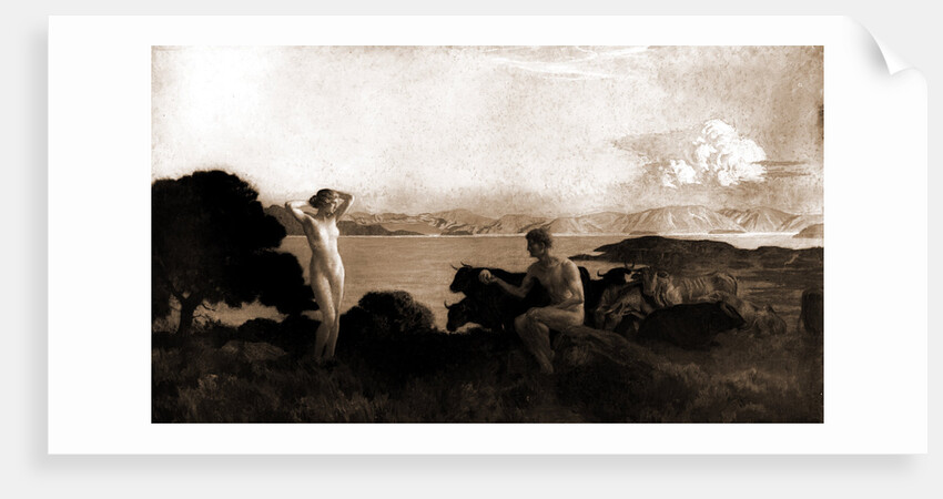 The judgment of Paris by Emile Renard Menard