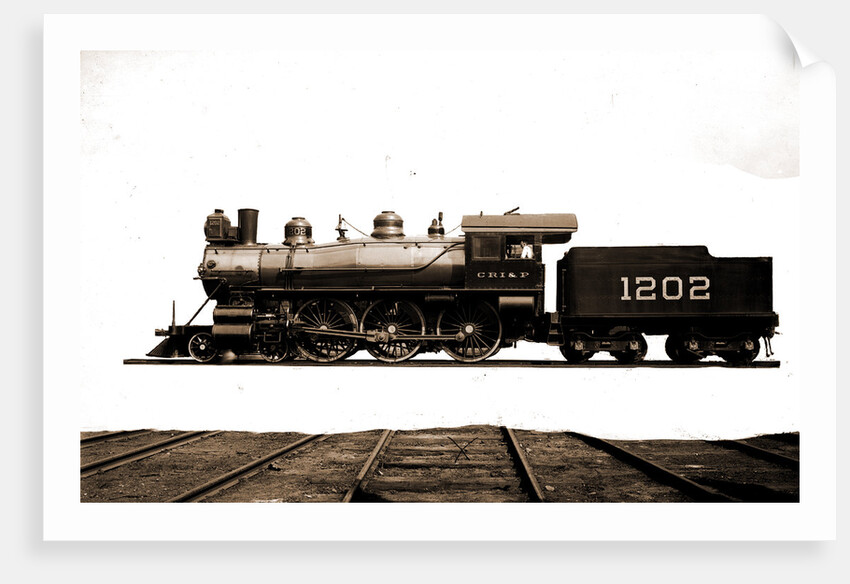 Chicago, Rock Island, and Pacific Railway locomotive by Anonymous