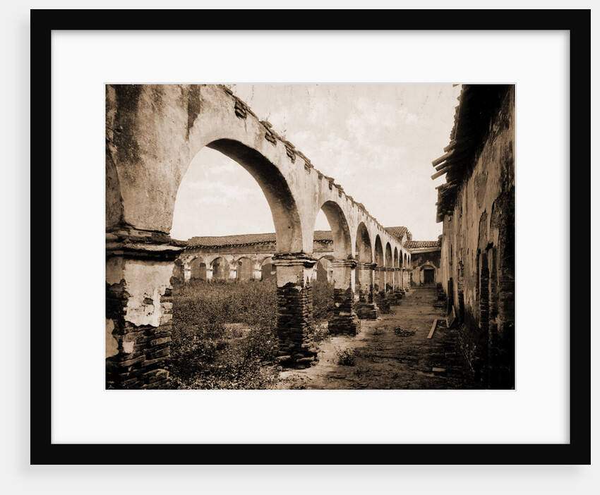 Mission San Juan Capistrano, California by William Henry Jackson