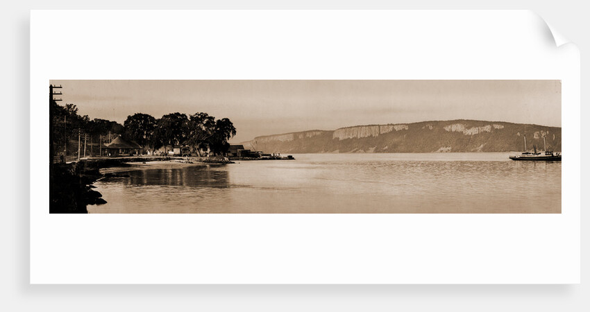 Palisades of the Hudson River, N.Y by William Henry Jackson