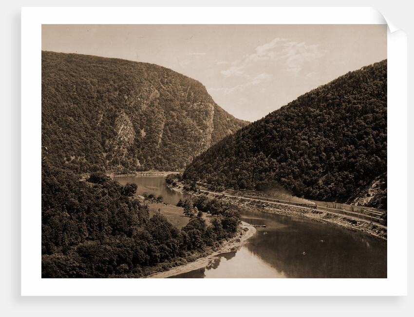 Delaware Water Gap, above the Gap from Winona Cliff, Pa by William Henry Jackson