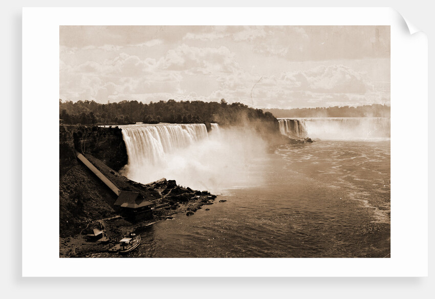Niagara Falls from Steel Arch Bridge by William Henry Jackson