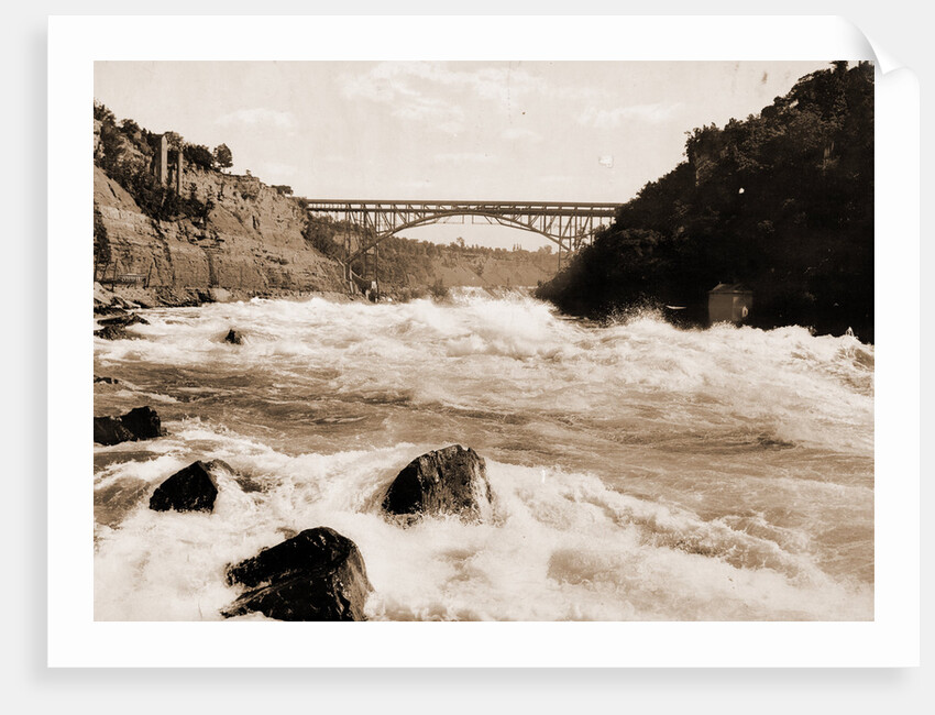 Niagara Rapids and Michigan Central Cantilever bridge by William Henry Jackson