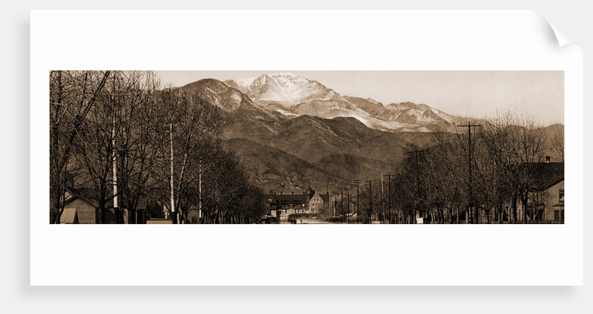 Pike's Peak Avenue, Colorado Springs, Colorado by William Henry Jackson