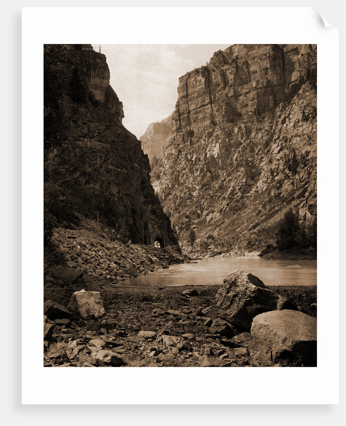 Colorado, second tunnel, Canon of Grand River by William Henry Jackson