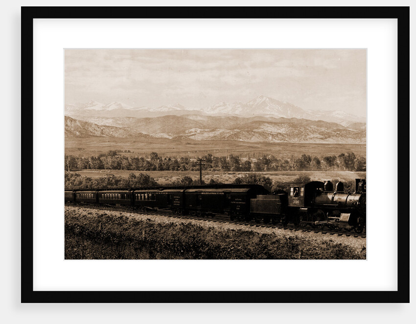 Chicago Special, Burlington Route, Colorado by William Henry Jackson
