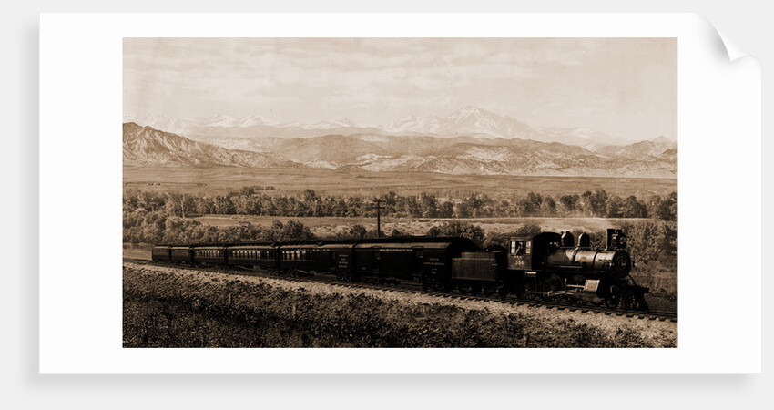 Chicago Special, Burlington Route, Colorado by William Henry Jackson