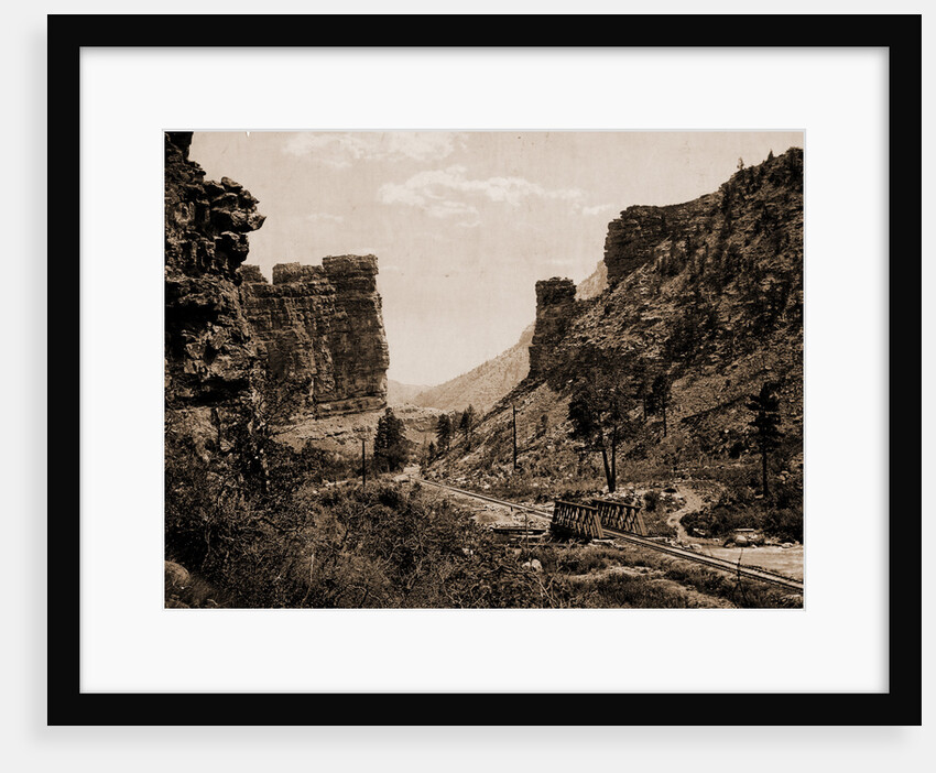 Castle Gate, Utah by William Henry Jackson