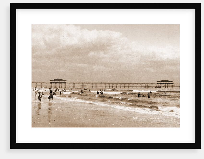 The Beach at Old Orchard, Maine by Anonymous