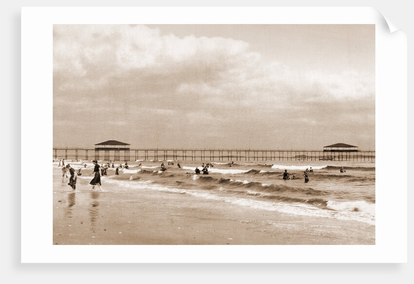 The Beach at Old Orchard, Maine by Anonymous
