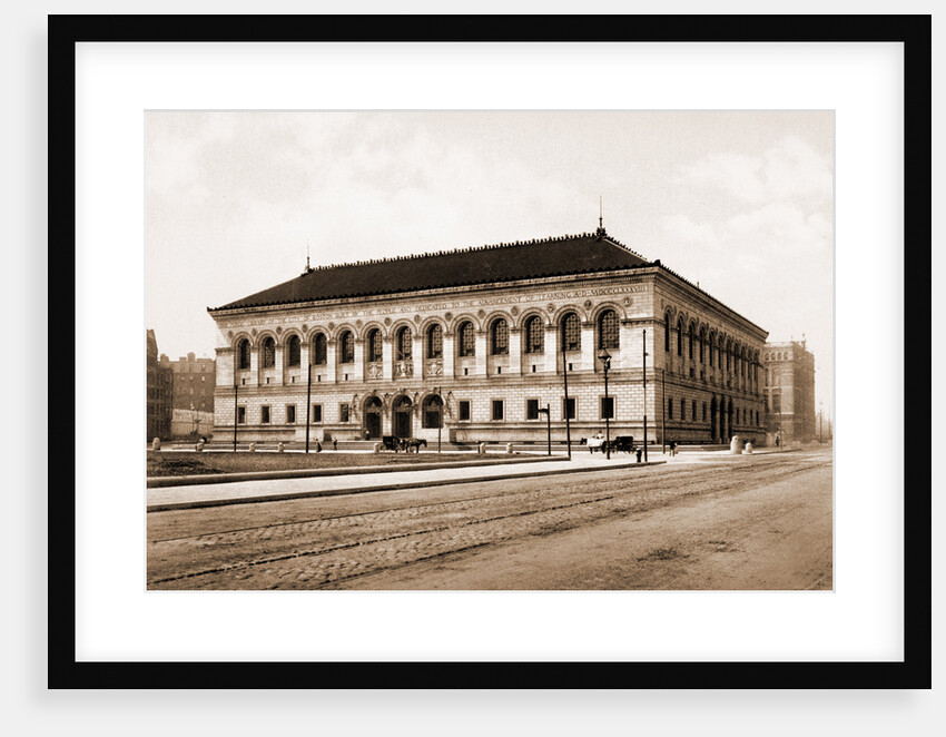 The Public Library of the city of Boston, Boston Public Library by Anonymous