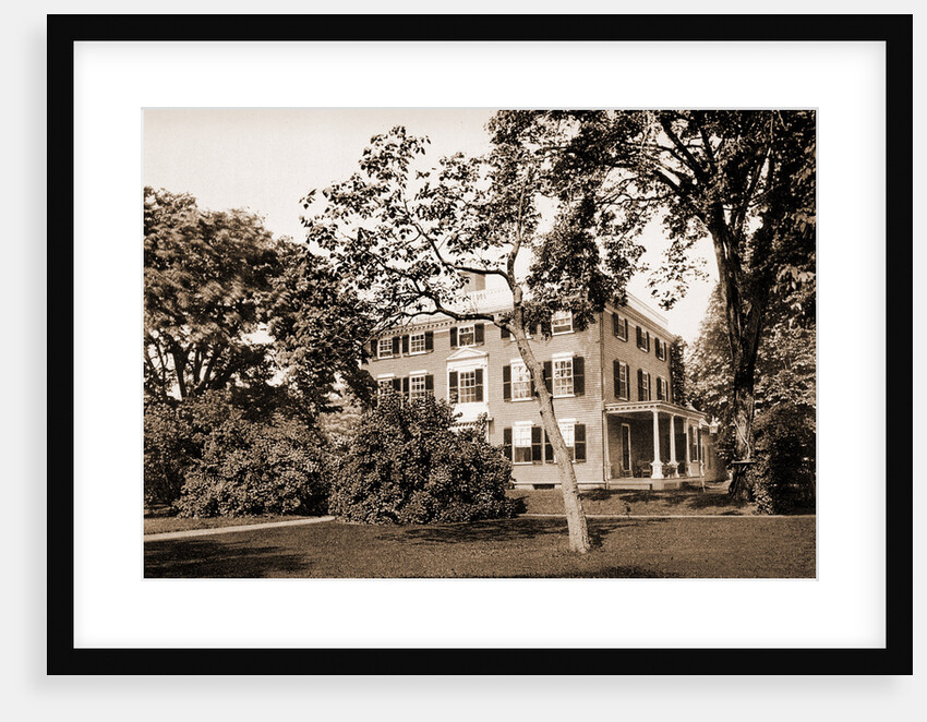 The Lowell House, Cambridge by James Russell Lowell