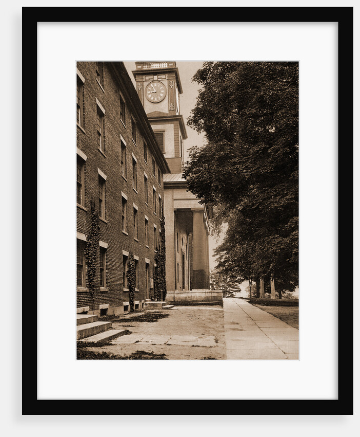 Chapel and dormitory, Amherst College by Anonymous
