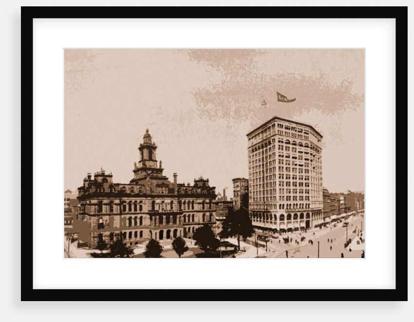 Panorama of Campus Martius, Detroit by Anonymous