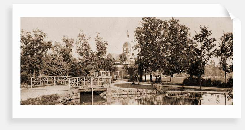 Casino from the lily pond, Belle Isle Park by Anonymous