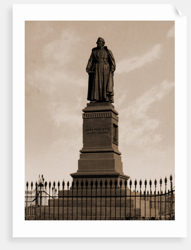Marquette statue by Jacques Marquette