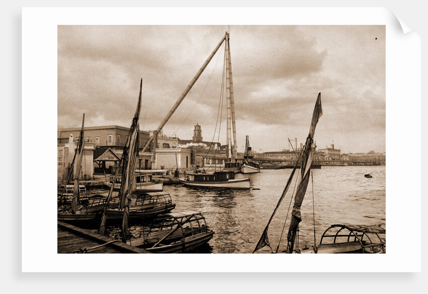 Muello del Gobierno, Habana by William Henry Jackson