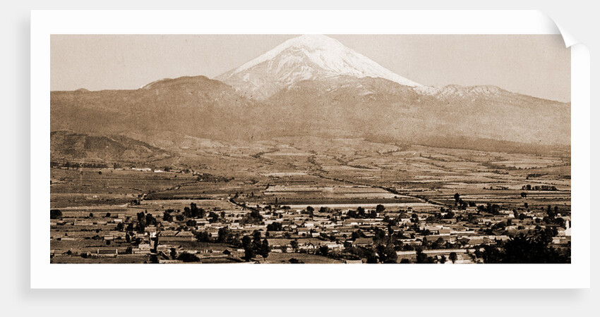 Mexico, Popocatapetl sic from Amecameca by William Henry Jackson