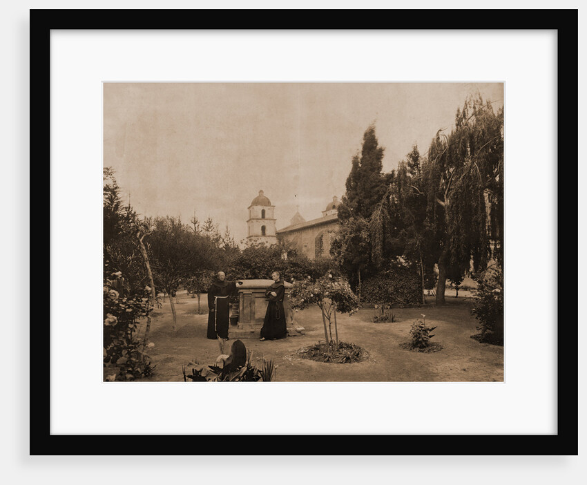 Mission of Santa Barbara, the cemetery by Anonymous