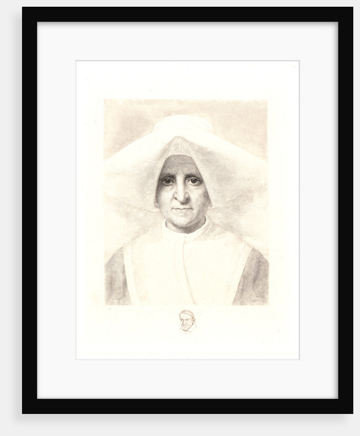 La Soeur Rosalie de face, 19th century by Claude-Ferdinand Gaillard