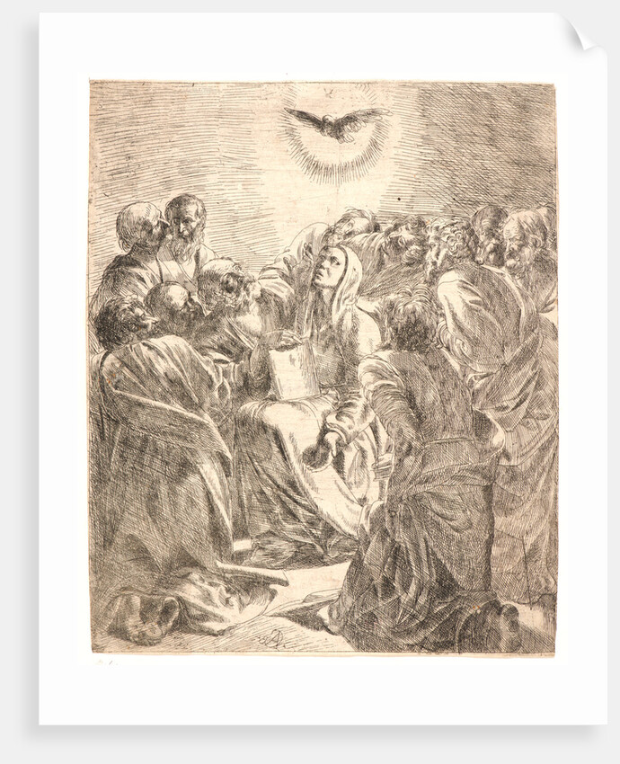 Pentecost, 17th century by Giovanni Battista Galestruzzi