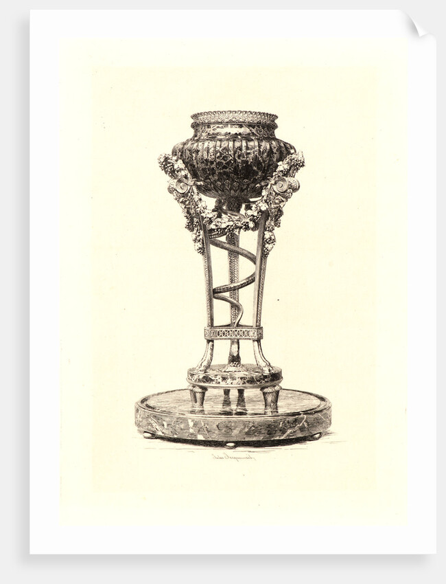 The Gouthières Tripod (Trépied de Gouthières), 19th century by Jules Ferdinand Jacquemart