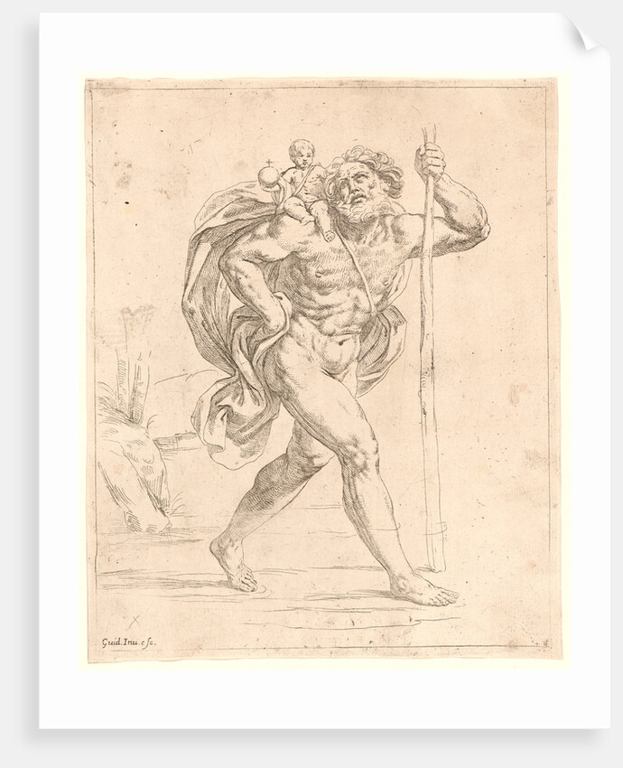 St. Christopher, 17th century by Guido Reni