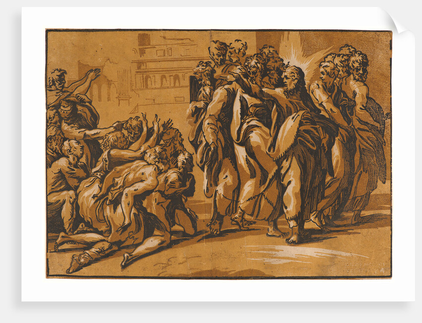 Christ Healing the Lepers, ca. 1530-1540 by Giuseppe Nicola Rossigliani