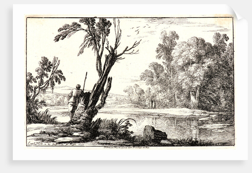 A Man Seen from the Back (L'Homme vu par le Dos), 1640 by Laurent de La Hyre