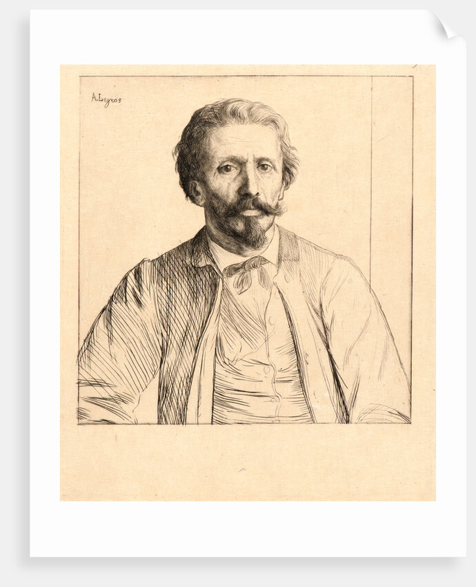 Portrait of the Printer, Auguste Delâtre by Alphonse Legros