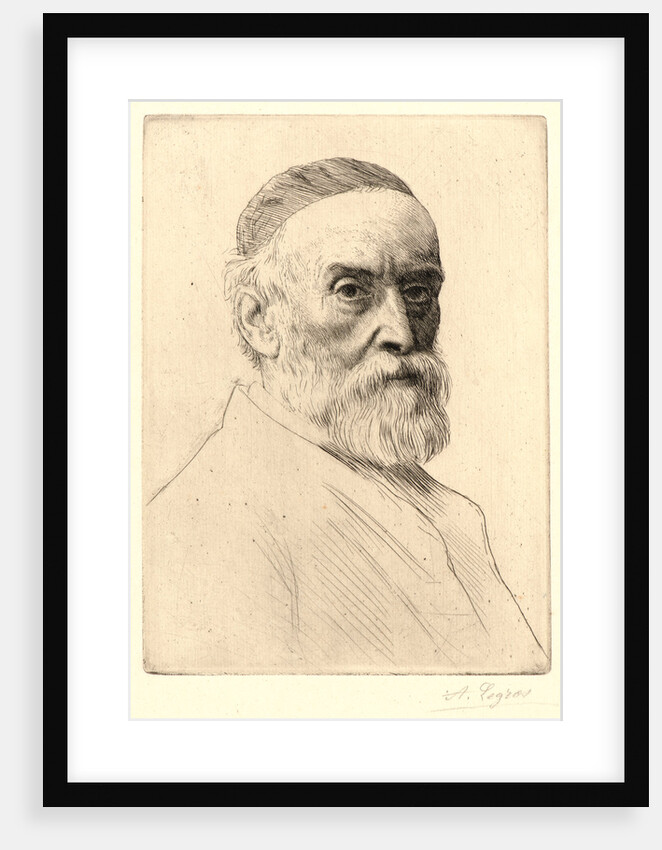 Portrait of G. F. Watts by Alphonse Legros