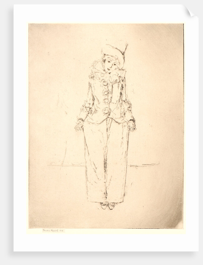 Figure of Pierrot by Théodore Roussel