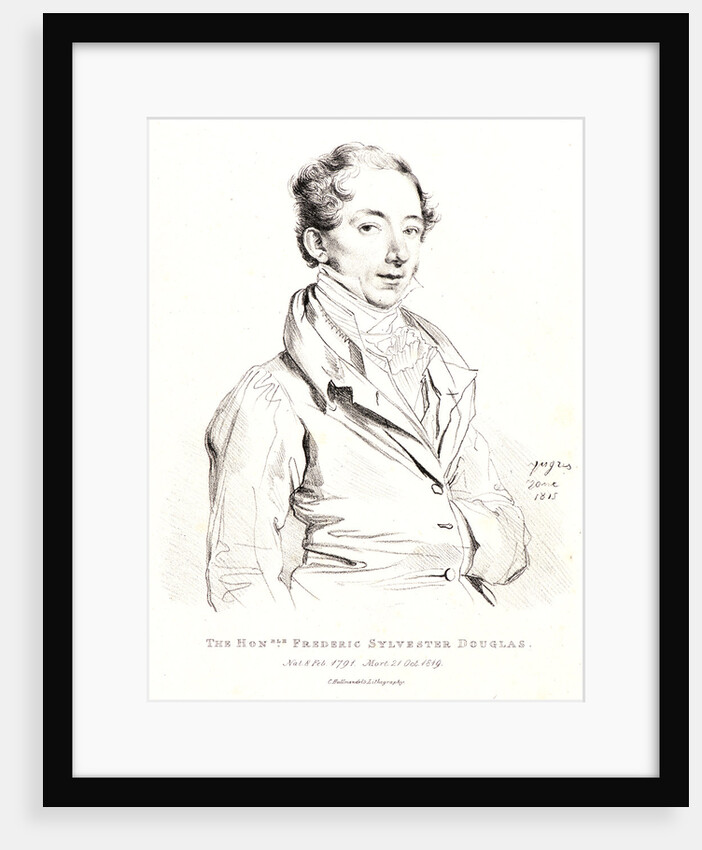 Hon. Frederick Sylvester North Douglas, ca. 1820-1840 by Anonymous