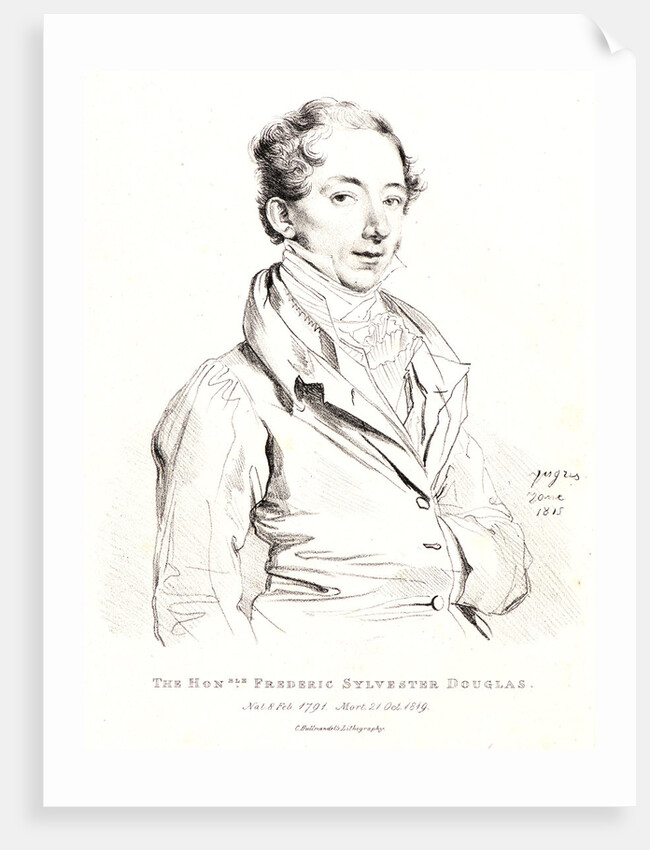 Hon. Frederick Sylvester North Douglas, ca. 1820-1840 by Anonymous