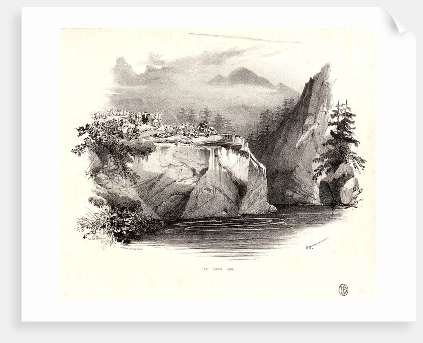 Le Loch Ard, 1821 by Eugène Louis Lami
