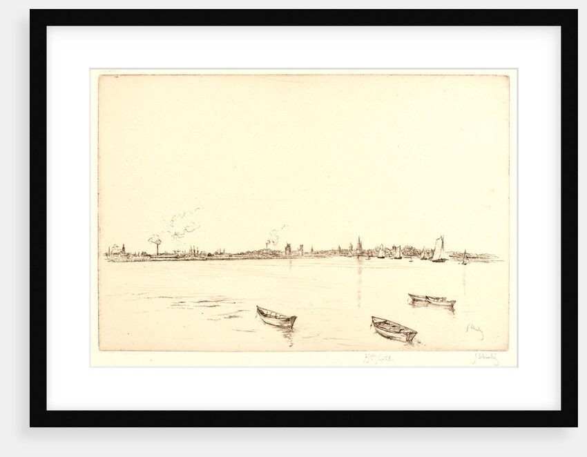 Le Matin au Lazaret, près La Rochelle, 1920 by Gustave Leheutre