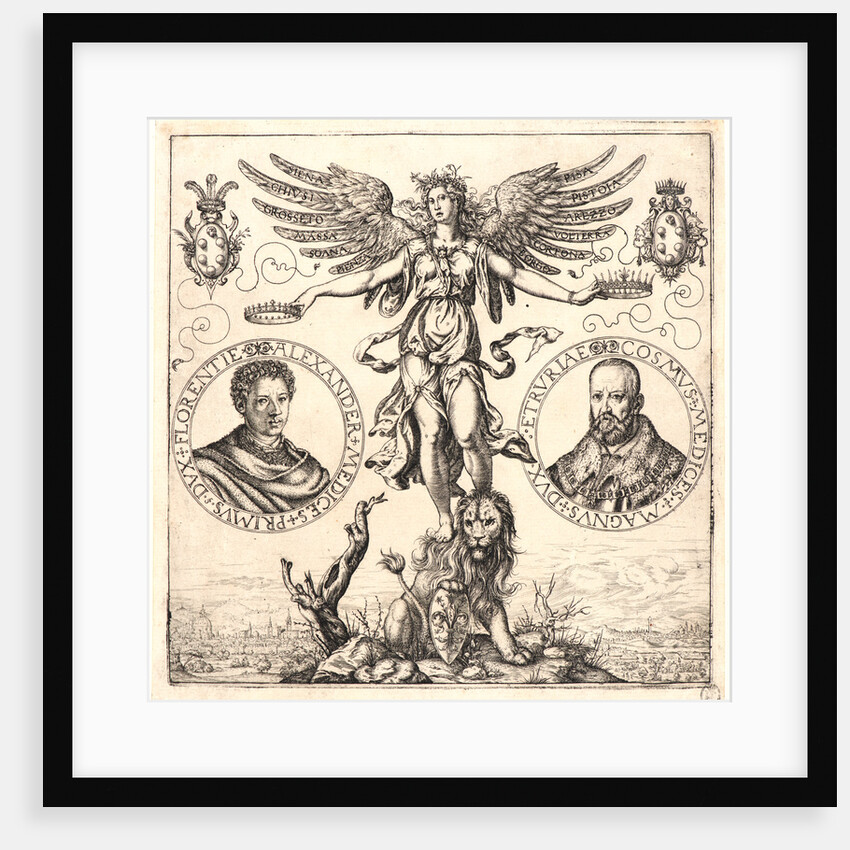 Alessandro de Medici and Grand Duke Cosimo I de Medici of Tuscany, 16th century by Martino Rota