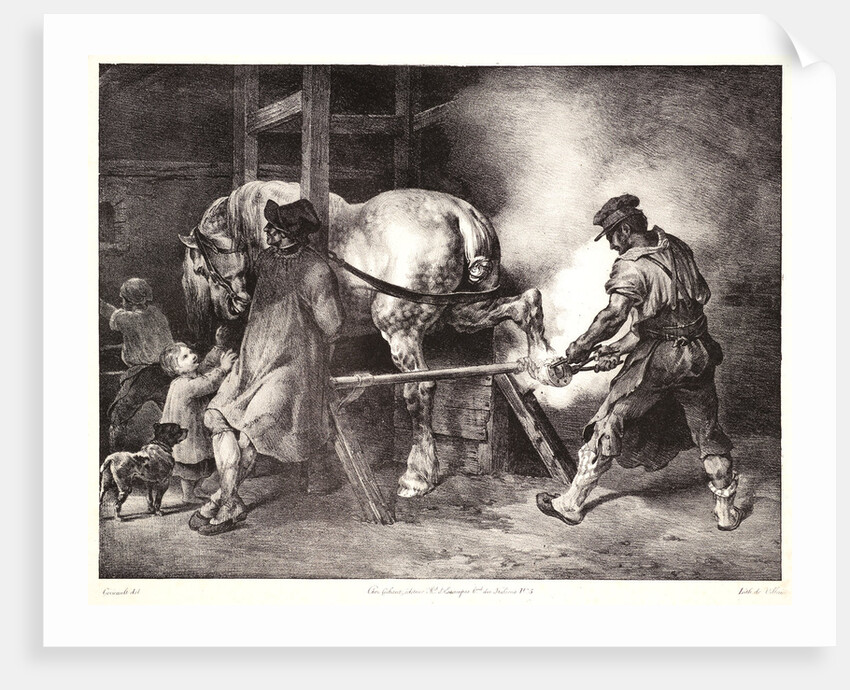 The Flemish Blacksmith (Le Maréchal Flamand), 1822 by Théodore Géricault
