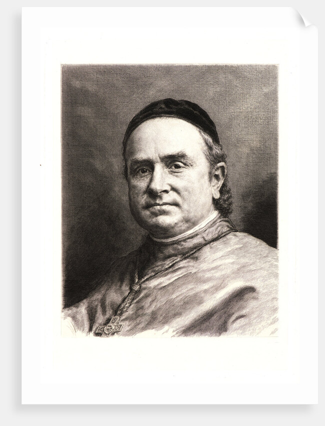 Monseigneur Pie, Évêque de Poitiers, 19th century by Claude-Ferdinand Gaillard