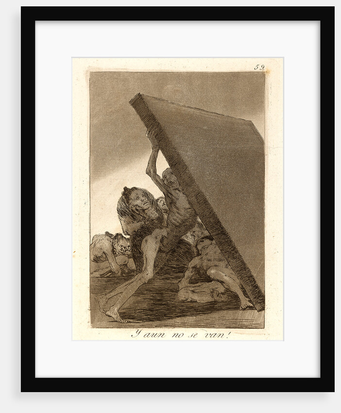 Y aun no se van! (And still they don't go!), 1796-1797 by Francisco de Goya