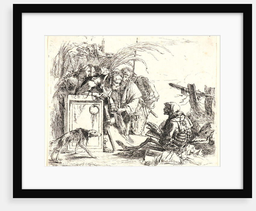 An Audience with Death (La Mort Donnant Audience), 18th century by Giovanni Battista Tiepolo