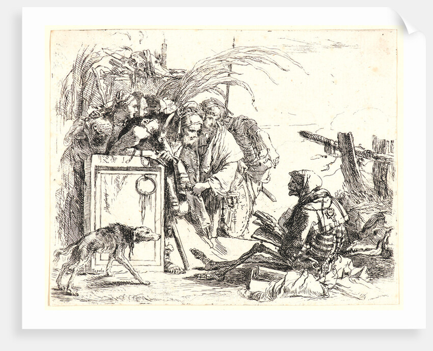 An Audience with Death (La Mort Donnant Audience), 18th century by Giovanni Battista Tiepolo