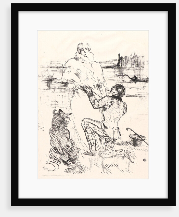 The Declaration (La Déclaration), 1898 by Henri de Toulouse-Lautrec