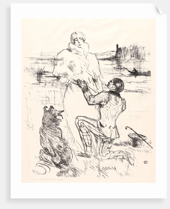 The Declaration (La Déclaration), 1898 by Henri de Toulouse-Lautrec