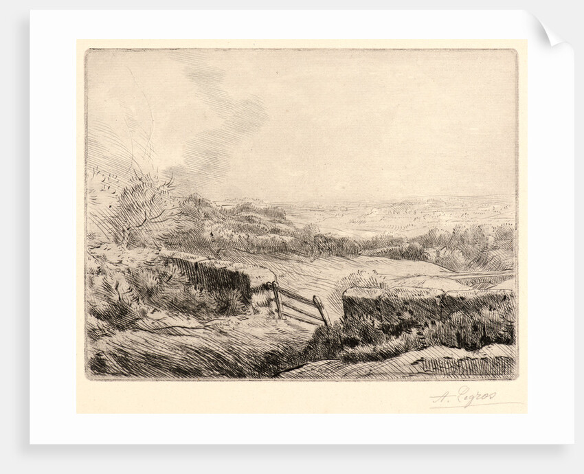 Entrance to the Field (L'Entree du Champ) by Alphonse Legros
