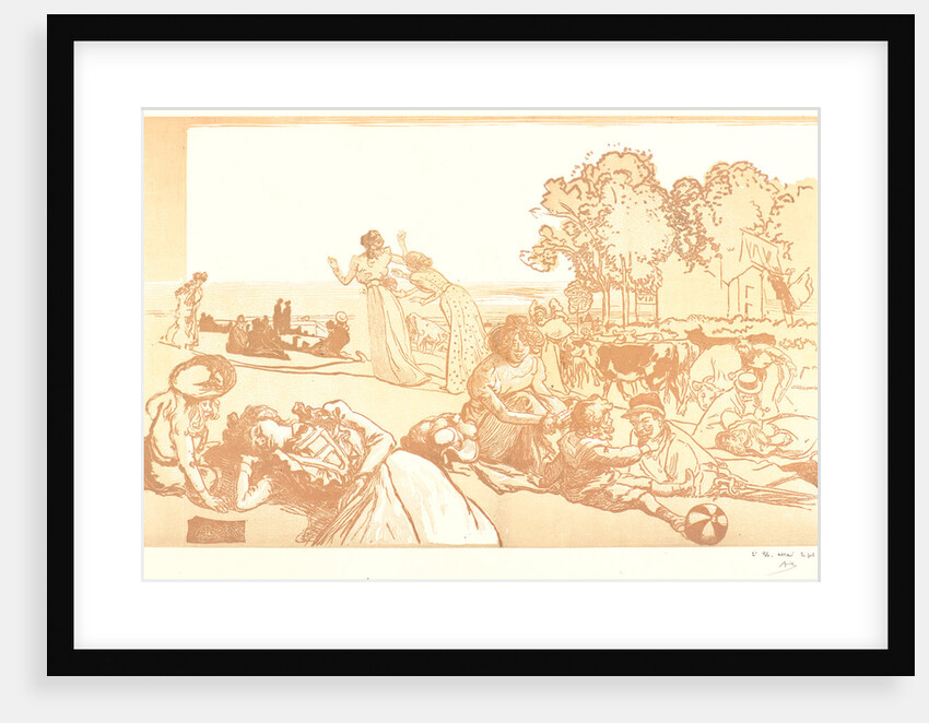 Bucolique Moderne, 1901 by Auguste Louis Lepère