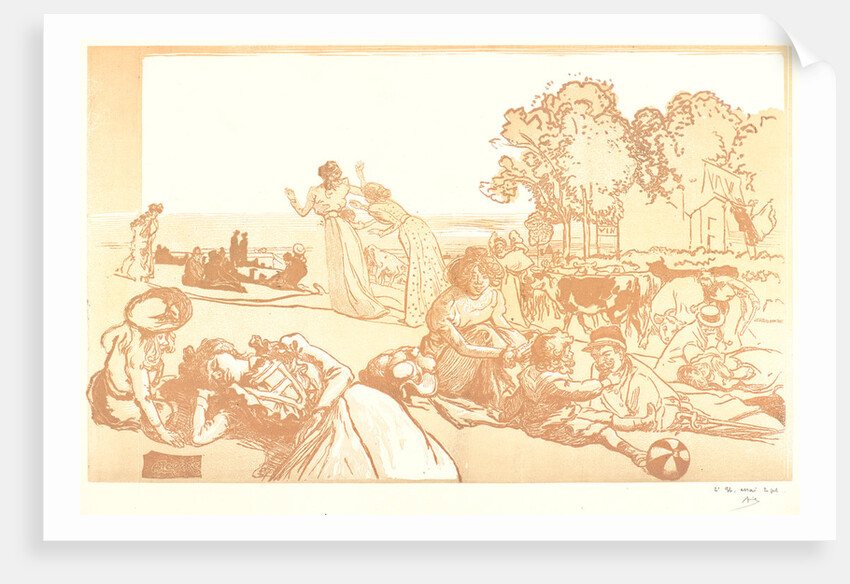 Bucolique Moderne, 1901 by Auguste Louis Lepère